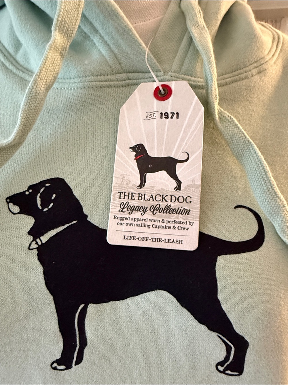 The Black Dog Classic Hooded Sweatshirt - Picture 5 of 6